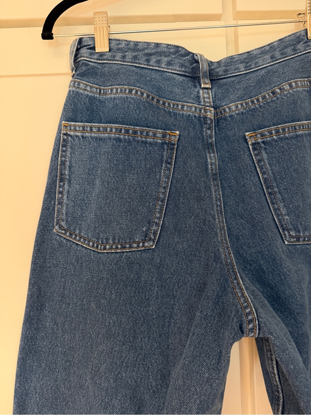 COS Tapered Leg High Rise Ankle Length Blue Jeans 25 - Picture 10 of 14